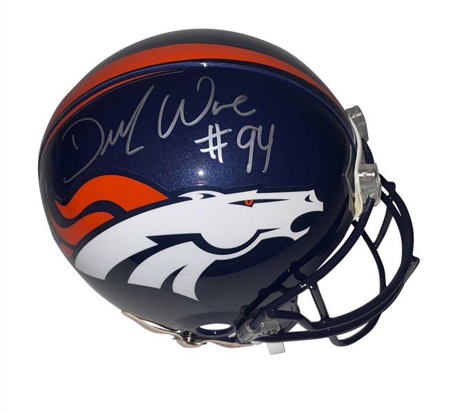 DeMarcus Ware Signed PROLINE Denver Broncos Helmet (JSA)