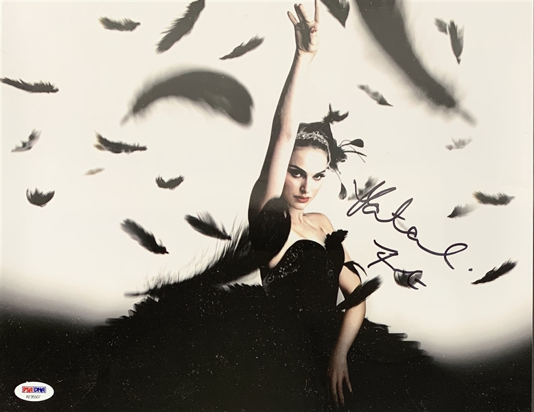 Natalie Portman Signed 11" x 14" Color Photo from "Black Swan" (PSA/DNA)