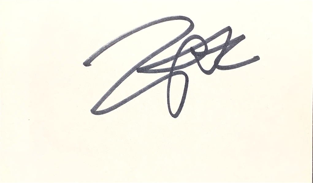 Tupac Shakur In-Person Signed 3" x 5" Index Card (ACOA LOA & IPA Network COA)