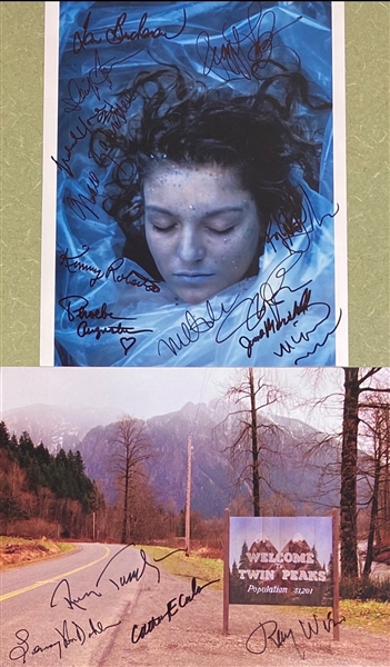 Twin Peaks: Choice Lot of Two (2) Cast Signed 11" x 14" Color Photos (Beckett/BAS Guaranteed)