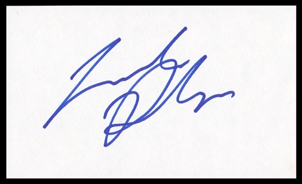 Leonardo DiCaprio In-Person Signed 3" x 5" Index Card (Beckett/BAS Guaranteed)