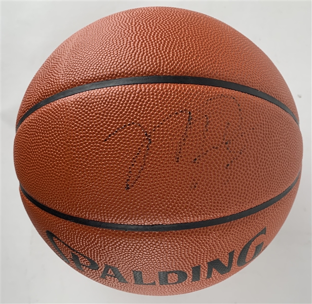 Michael Jordan In-Person Signed Spalding NBA Leather Game Model Basketball (Beckett/BAS LOA)