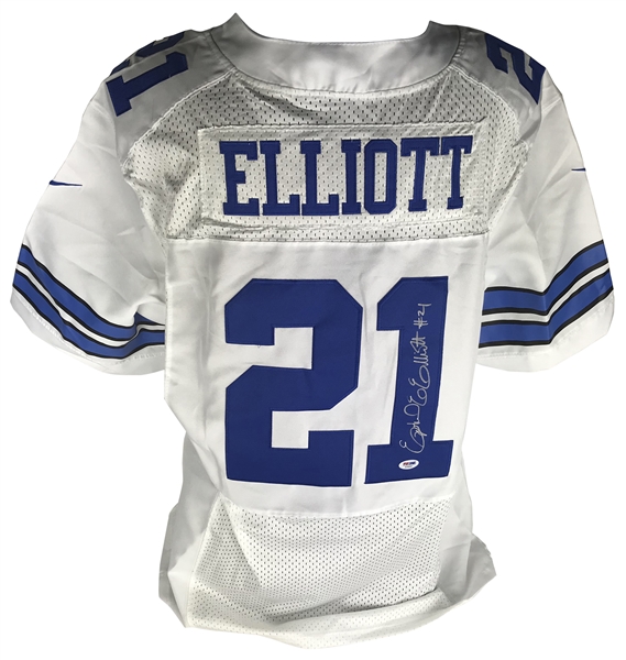 Ezekiel Elliott Signed Dallas Cowboys Jersey (PSA/DNA)