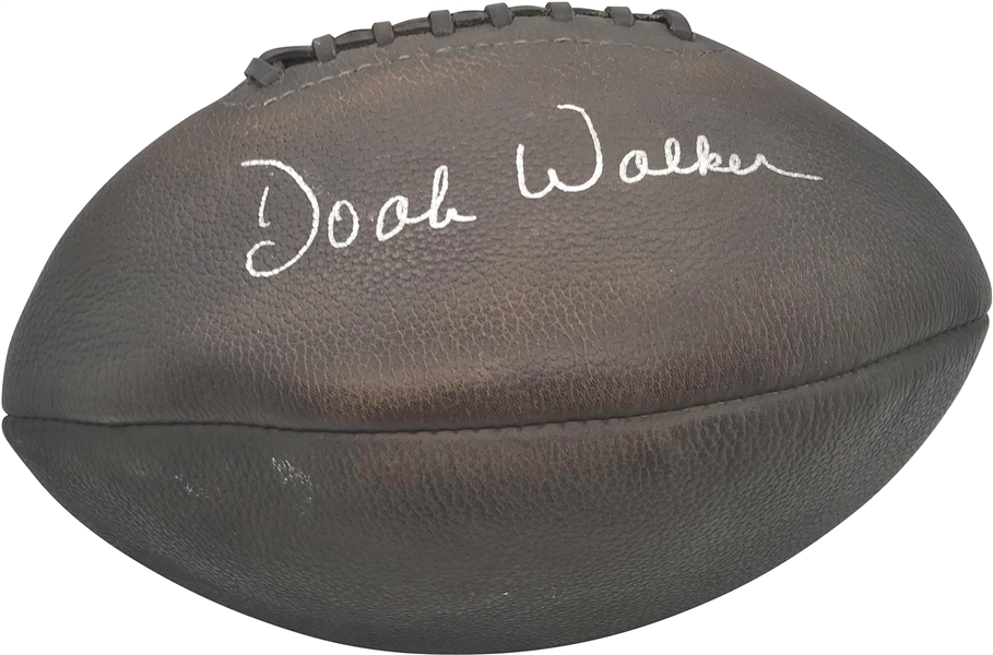 Doak Walker Rare Signed Vintage Style Football (JSA)