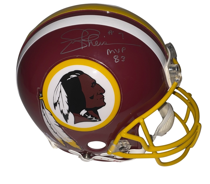 Joe Theismann Signed Washington PROLINE Redskins Helmet w/ "MVP 83" Inscription! (Beckett/BAS Guaranteed)