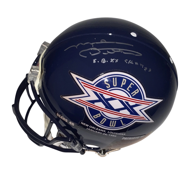 Mike Ditka Signed PROLINE Chicago Bears Super Bowl XX Helmet w/ "SB Champs" Inscription! (Beckett/BAS Guaranteed)