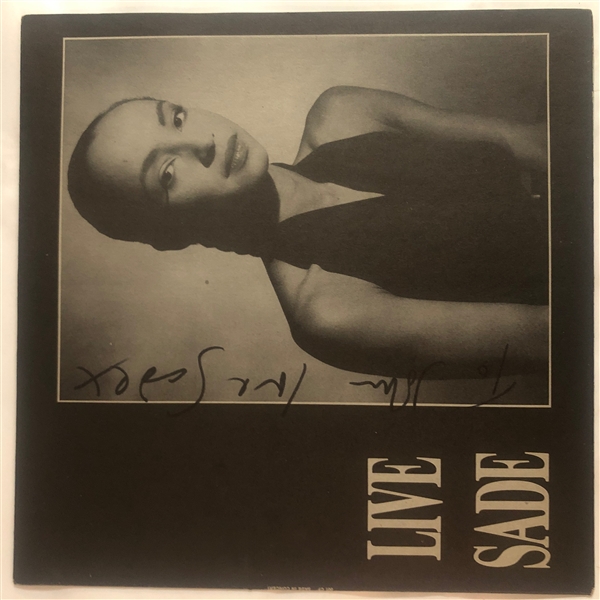 Sade In-Person Signed "Live Sade" Record Album (John Brennan Collection)(Beckett/BAS Guaranteed)