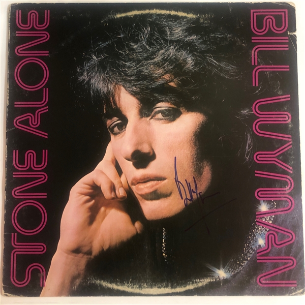 The Rolling Stones: Bill Wyman Signed "Stone Alone" Record Album (John Brennan Collection)(Beckett/BAS Guaranteed)