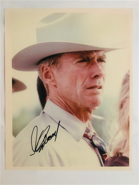 Clint Eastwood In-Person Signed 8" x 10" Color Photo (John Brennan Collection)(Beckett/BAS Guaranteed)