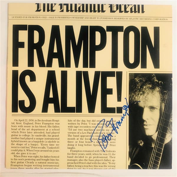 Pete Frampton Signed "Frampton is Alive" Record Album (John Brennan Collection)(Beckett/BAS Guaranteed)