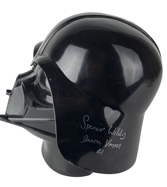 Spencer Wilding Signed "Rogue One" Darth Vader Helmet (Beckett/BAS Guaranteed)