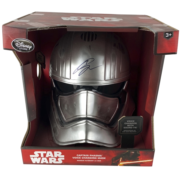 Gwendoline Christie Signed "Captain Phasma" Voice Changing Mask (Beckett/BAS Guaranteed)