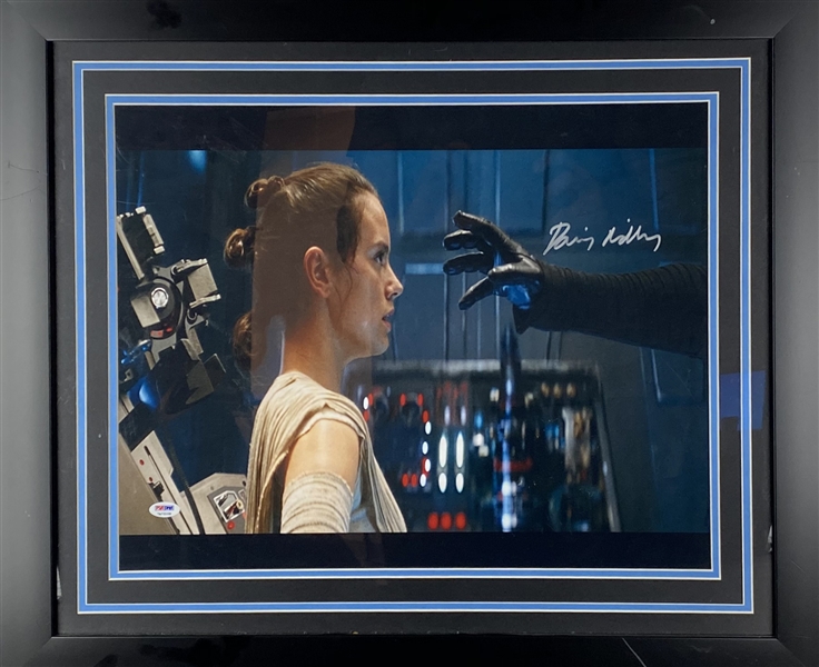 Daisy Ridley Signed 15" x 19.5" Star Wars Photograph (PSA/DNA)
