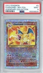 2002 Pokemon Legendary Collection Charizard Reverse Foil Card - PSA Graded MINT 9
