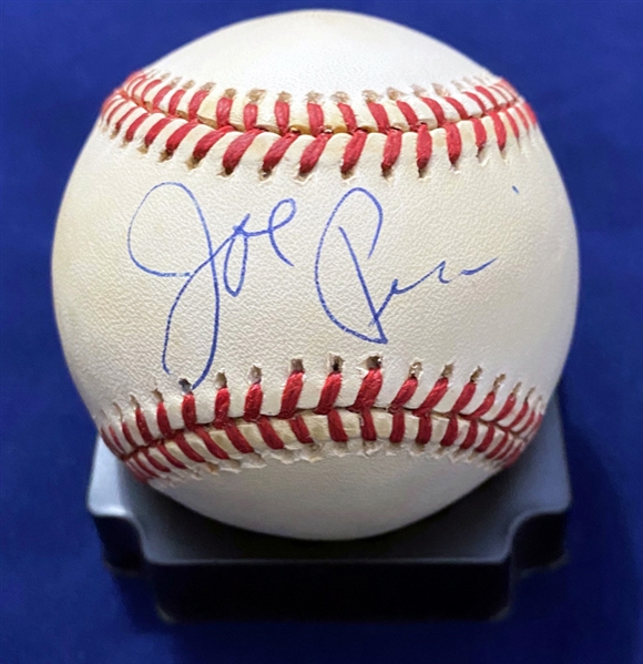 Joe Pesci RARE In-Person Signed ONL Baseball (Beckett/BAS Guaranteed)