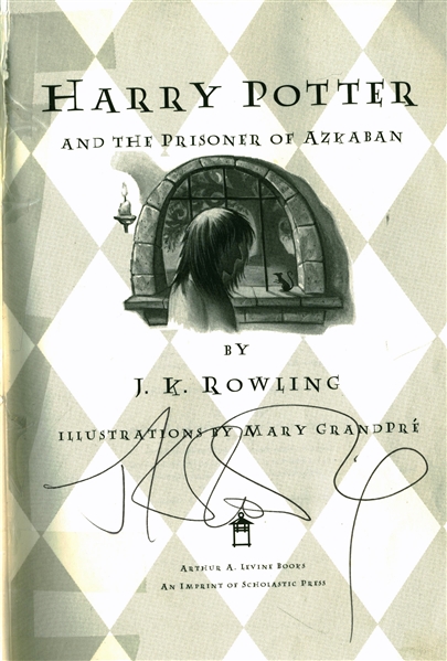 J.K. Rowling Signed 1st Edition Harry Potter & The Prisoner of Azkaban Hardcover Book (JSA)