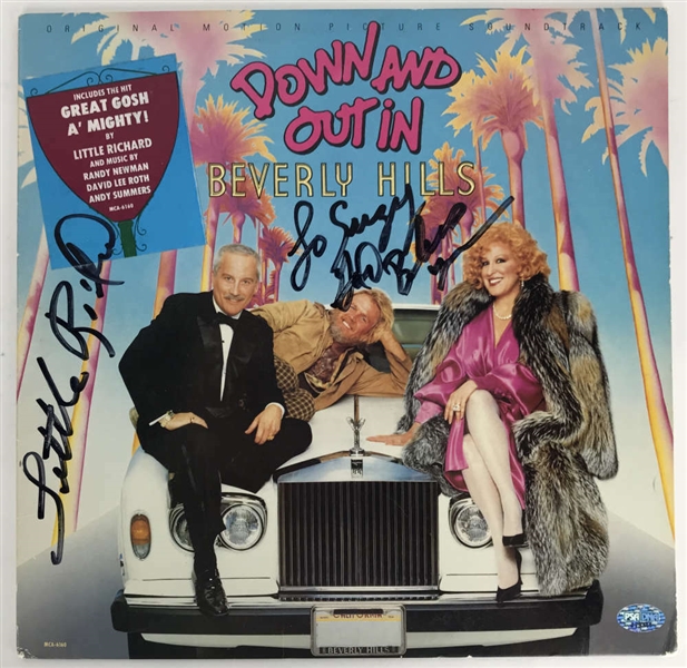 Little Richard Signed "Down and Out In Beverly Hills" Soundtrack Cover (PSA/DNA)