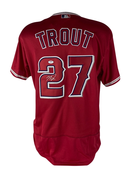 Mike Trout Signed Angels Jersey (PSA/DNA)