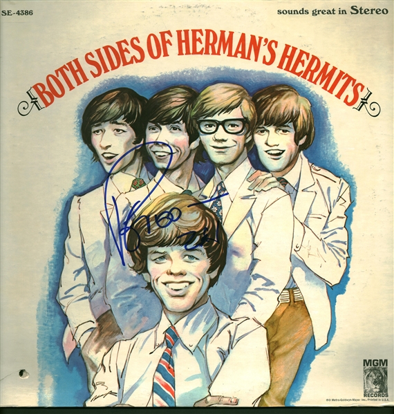 Peter Noone Signed "Both Sides of Hermans Hermits" Album (Beckett/BAS)