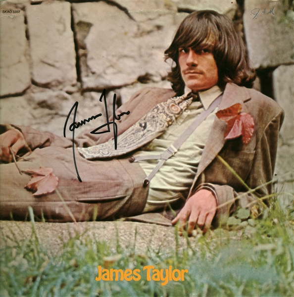 James Taylor Signed Self-Titled Album (JSA)
