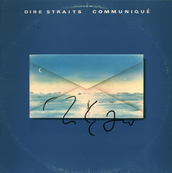 Mark Knopfler Signed "Communiqué" Album (JSA)