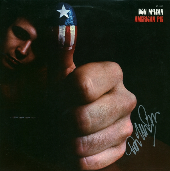 Don McLean Signed "American Pie" Album (Beckett/BAS Guaranteed)