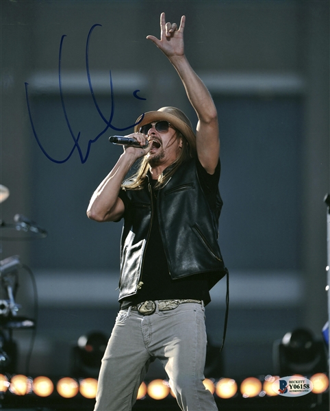 Kid Rock Signed 8.5 x 11" On-Stage Photograph (Beckett/BAS)
