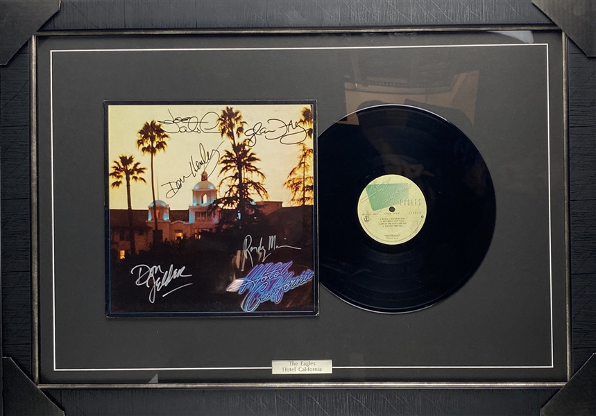 The Eagles Superb Group Signed "Hotel California" Album w/ All 5 Signatures! (JSA & REAL/Epperson)