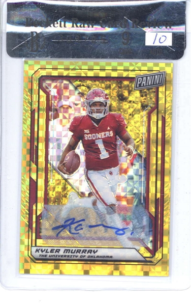 Kyler Murray Signed 2019 Panini Prizm The National /5 Rookie Card (BGS 9-10)