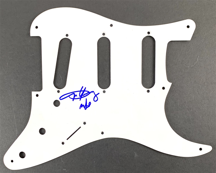 AC/DC: Angus Young Signed Stratocaster Guitar Pickguard (Beckett/BAS Guaranteed)