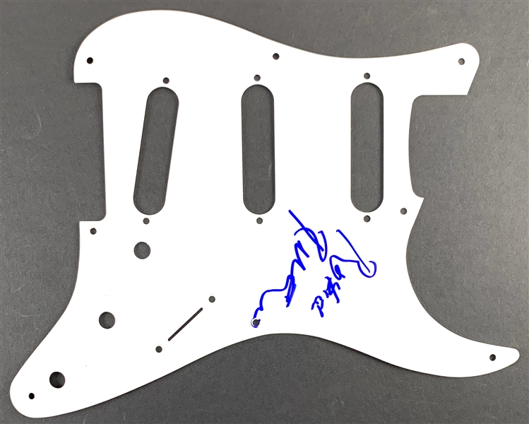 Robbie Robertson Signed Stratocaster Style Guitar Pickguard (Beckett/BAS Guaranteed)