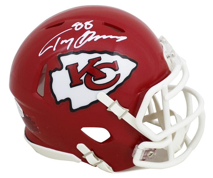 Chiefs Tony Gonzalez Authentic Signed Speed Mini Helmet Autographed (Beckett COA)