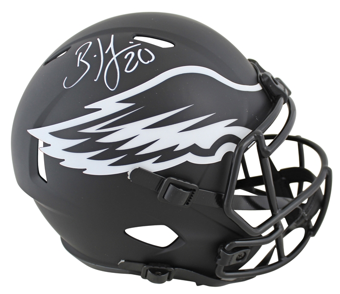 Eagles Brian Dawkins Signed Eclipse Full Size Speed Rep Helmet (JSA COA)