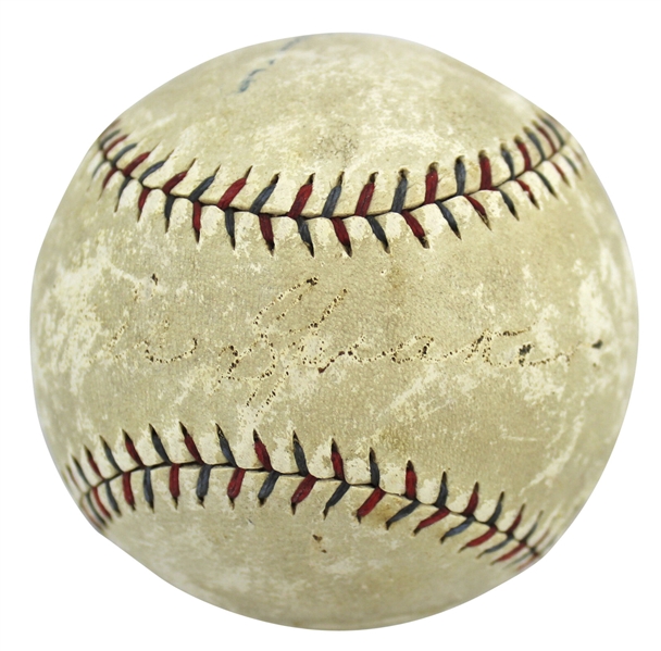 Tris Speaker c. 1920s Signed Reach OAL Baseball (PSA/DNA)