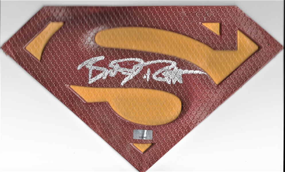 Brandon Routh Signed Superman Emblem (Beckett/BAS Guaranteed)