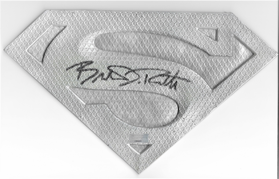 Brandon Routh Signed Silver Superman Emblem (Beckett/BAS Guaranteed)