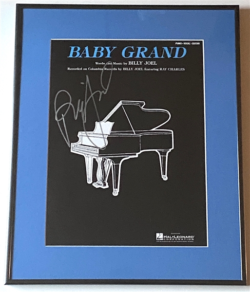 Billy Joel In-Person Signed Sheet Music, Setlist and Parking Pass LOT of 3 (Beckett/BAS Guaranteed)