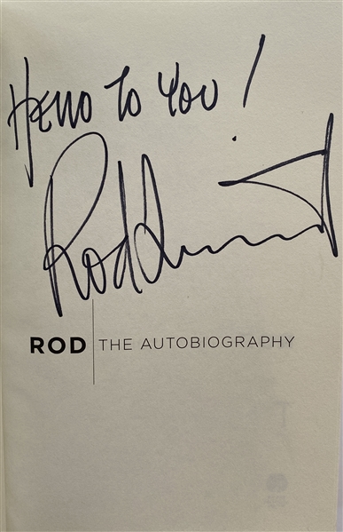 Rod Stewart In-Person Signed Book (Beckett/BAS Guaranteed)