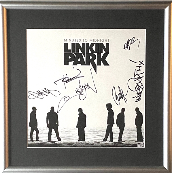 Linkin Park In-Person Group Signed “Minutes to Midnight” Record Album (Beckett/BAS Guaranteed)