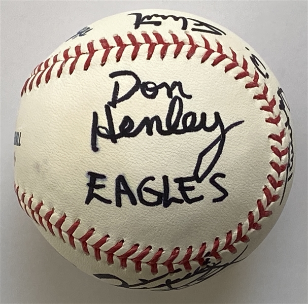The Eagles RARE In-Person Group Signed Baseball (5 Sigs) (Beckett/BAS Guaranteed)