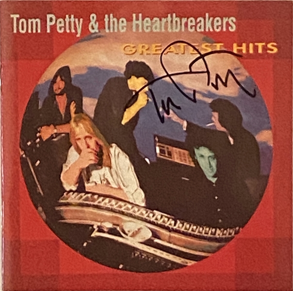 Tom Petty & The Heartbreakers "Greatest Hits" CD Signed In-Person (Beckett/BAS Guaranteed)