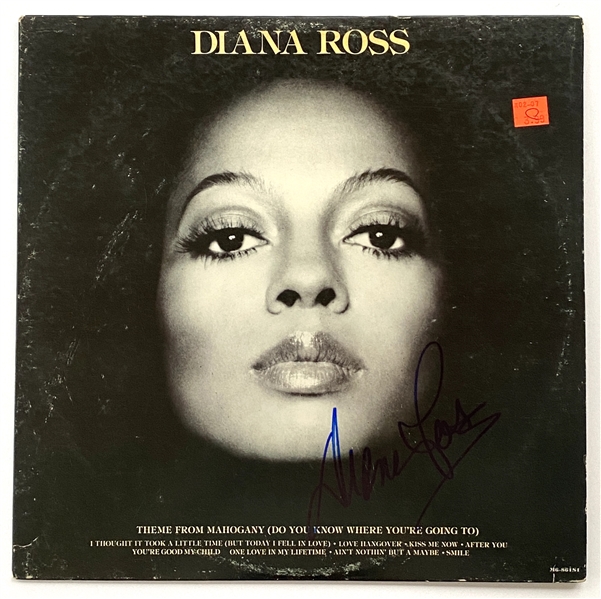 Diana Ross In-Person Signed “Diana Ross” Record Album (John Brennan Collection) (Beckett/BAS Guaranteed)