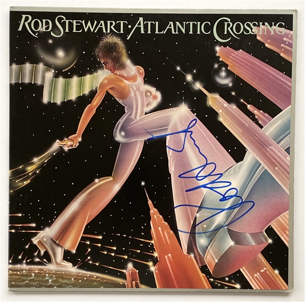 Rod Stewart In-Person Signed “Atlantic Crossing” Record Album (John Brennan Collection) (Beckett/BAS Guaranteed) 