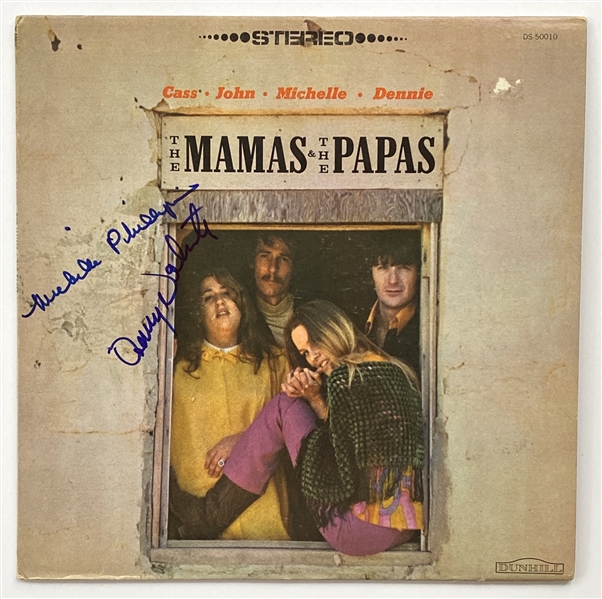 The Mamas and the Papas In-Person Signed Self-Titled Record Album (2 Sigs) (John Brennan Collection) (Beckett/BAS Guaranteed)  