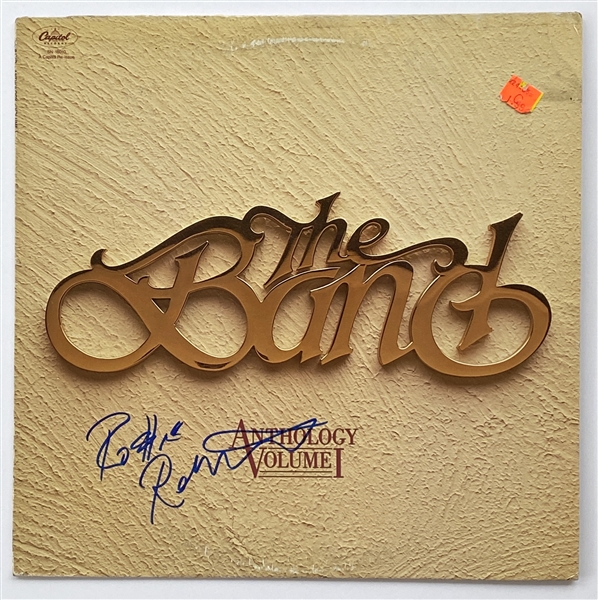 The Band: Robbie Robertson In-Person Signed “Anthology Volume I” Record Album (John Brennan Collection) (Beckett/BAS Guaranteed) 