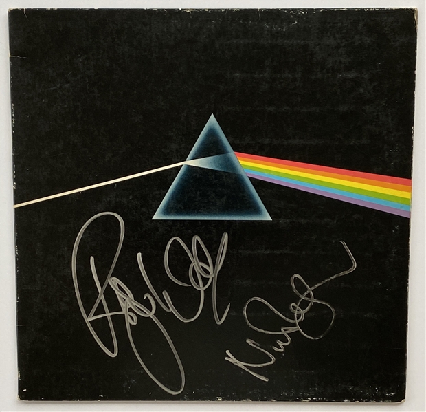 Pink Floyd: Roger Waters and Nick Mason In-Person Signed “Dark Side of the Moon” Record Album (John Brennan Collection) (Beckett/BAS Guaranteed) 