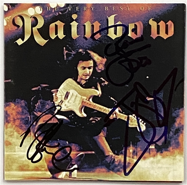Rainbow In-Person Group Signed “The Very Best of Rainbow” CD (3 Sigs) (John Brennan Collection) (Beckett/BAS Guaranteed)