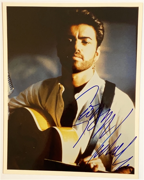 George Michael In-Person Signed 8” x 10” Photograph (John Brennan Collection) (Beckett/BAS Guaranteed)