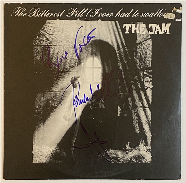 The Jam Group Signed “The Bitterest Pill (I Ever Had to Swallow)” Single Record Album (3 Sigs) (John Brennan Collection) (Beckett/BAS Guaranteed)