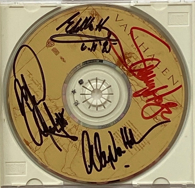 Van Halen "Balance" CD Group Signed In-Person (4 Sigs) (Beckett/BAS Guaranteed)